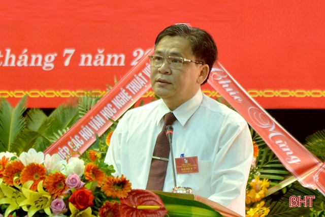 Hà Tĩnh: Ông Trần Nam Phong giữ cương vị Chủ tịch Hội Liên hiệp Văn học Nghệ thuật